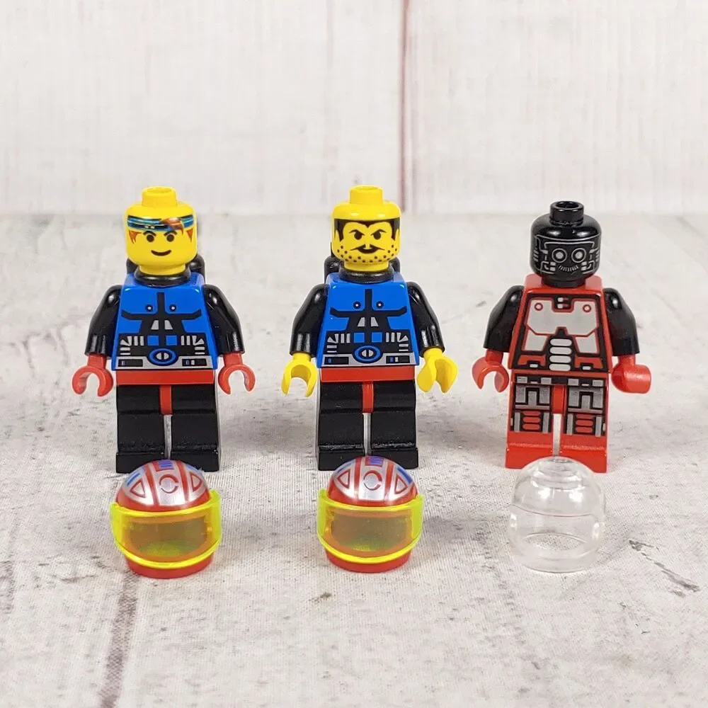 MINIFIGURES ONLY - Lego 6959 Space Spyrius Lunar Launch Site - sp039 sp040 sp041